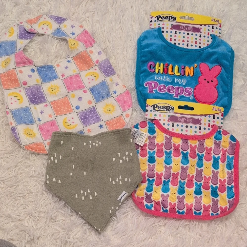Chillin' Baby Bibs & Assorted Kids Bib Set - Blue, Pink, Multicolor, Olive